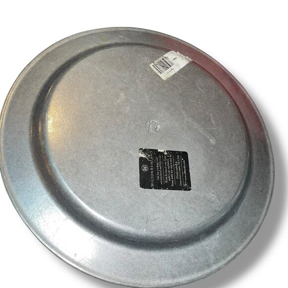 Wilton Armetale Pewter Reggae Large Round Tray 820004 Southwest Decor 14.25" - Picture 6 of 9